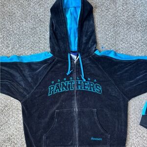 Reebok Kids Black and Teal Panthers Hoodie
